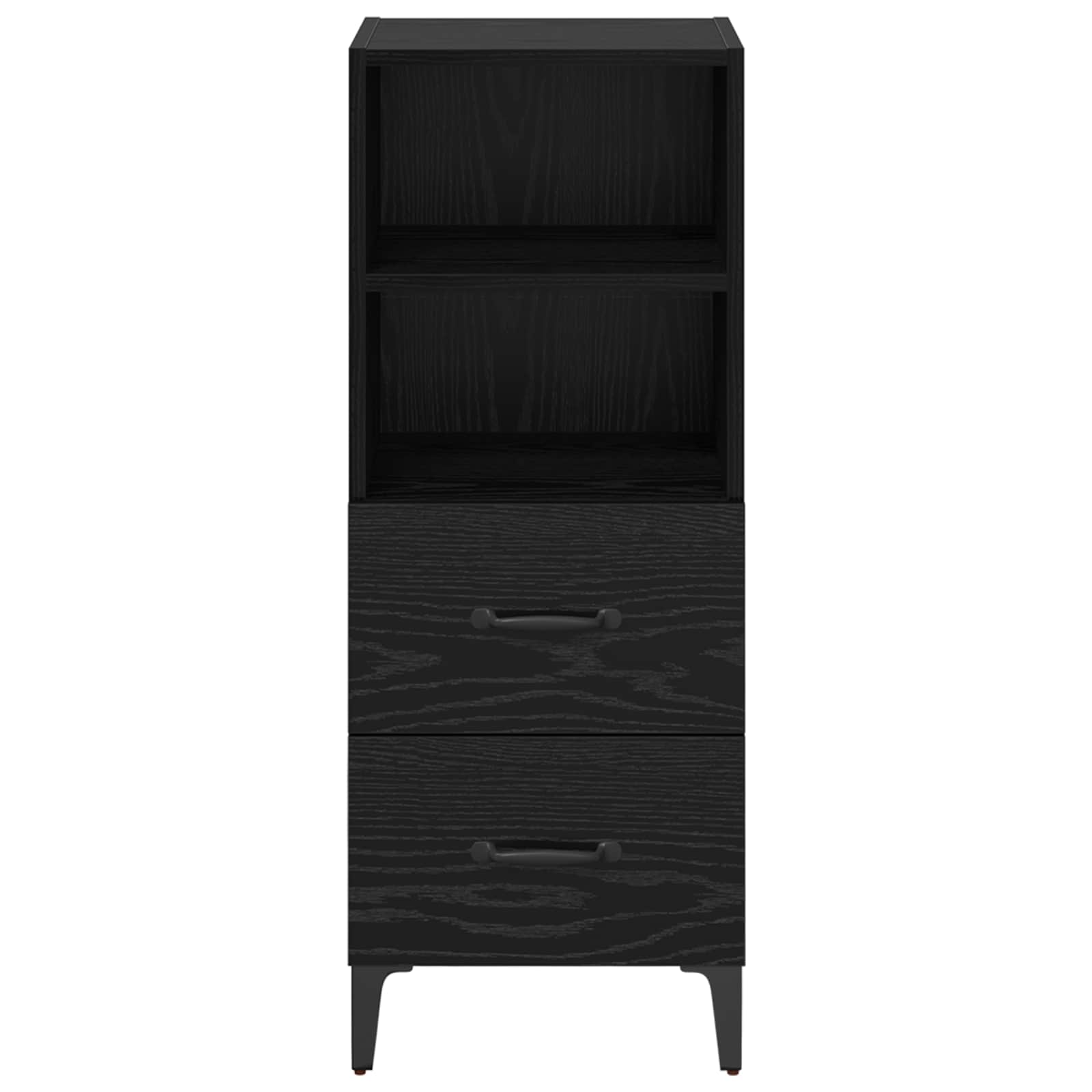Kreveta Crni hrast 34 x 34.5 x 90 cm Konstruirano drvo