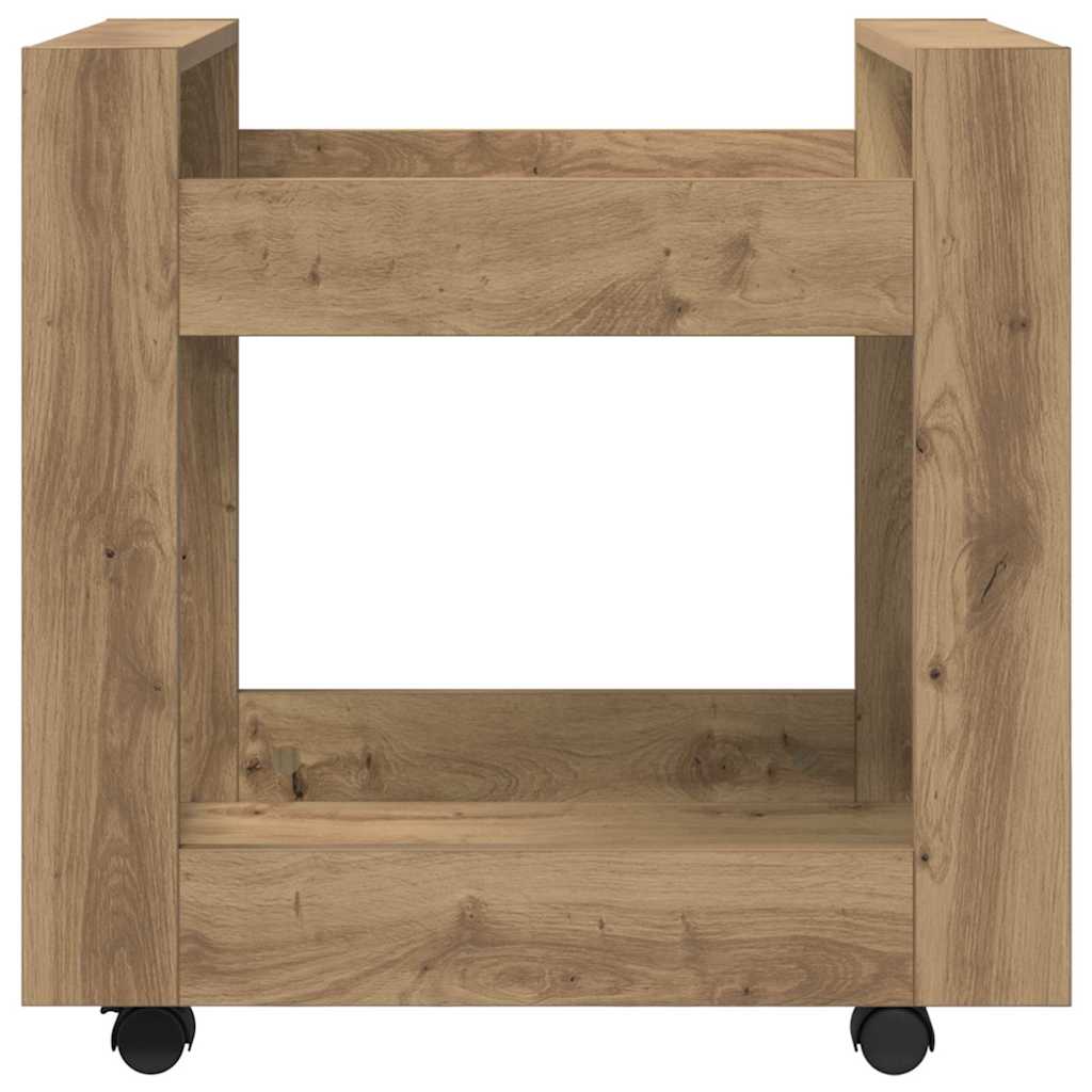 Kolica za stol Umjetnički hrast 60 x 45 x 60 cm