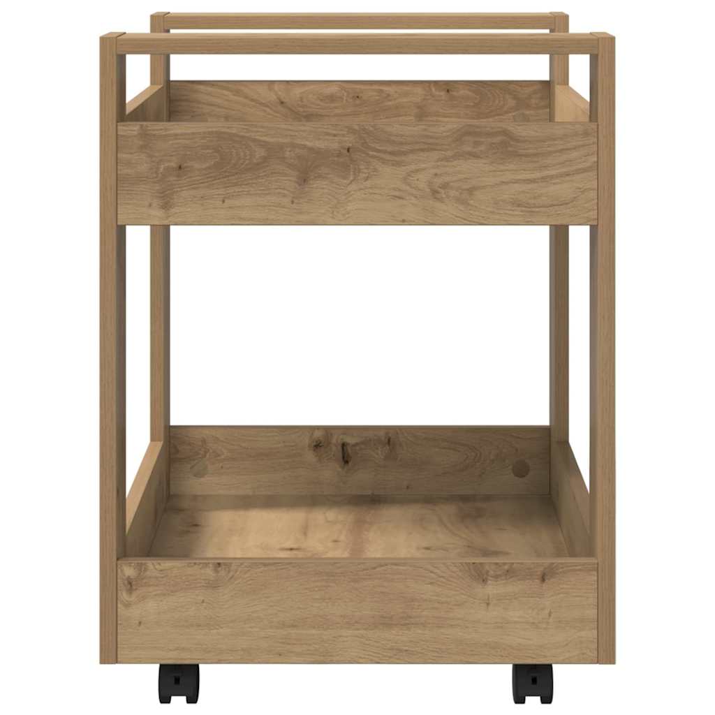 Kolica za stol Umjetnički hrast 60 x 45 x 60 cm