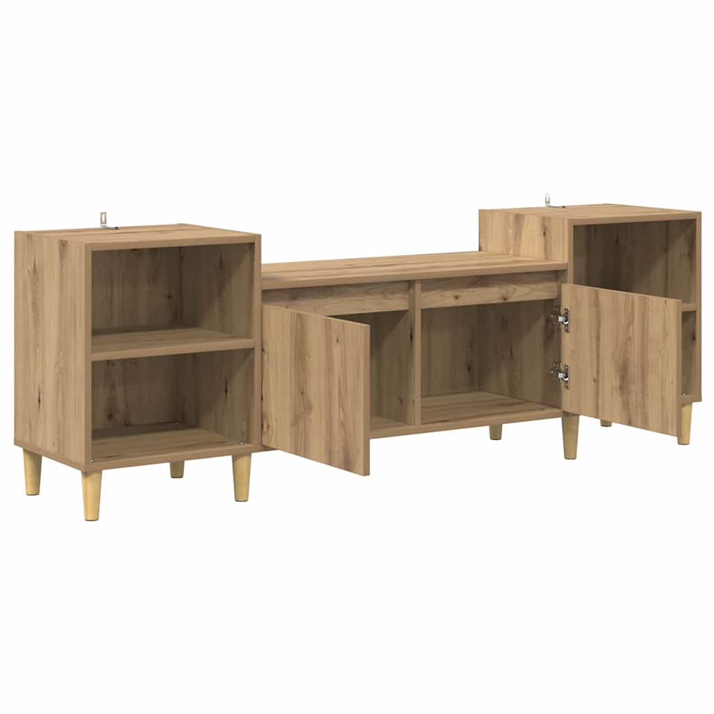 TV ormar 160 x 35 x 55 cm Umjetnički hrast Konstruirano drvo