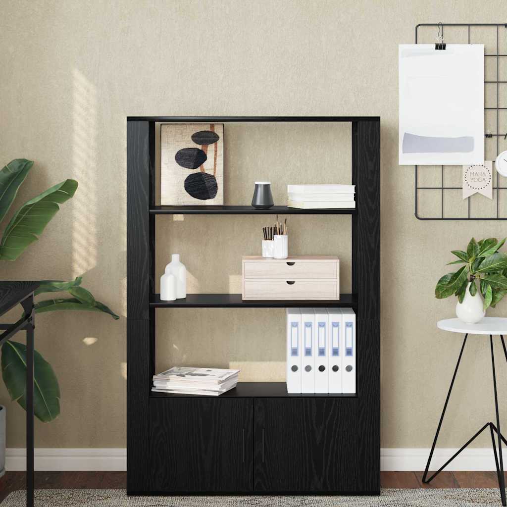 Kreveta Crni hrast 30 x 80 x 119.5 cm Konstruirano drvo