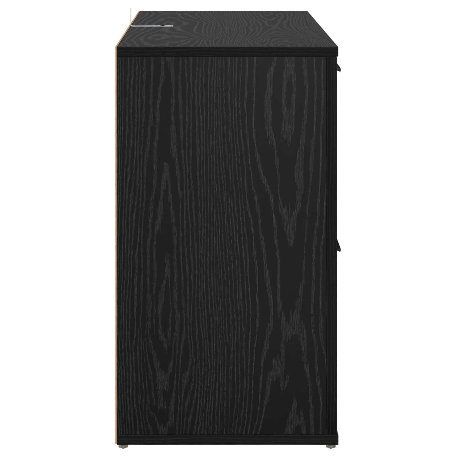 Kreveta Crni hrast 100 x 33 x 59.5 cm Konstruirano drvo