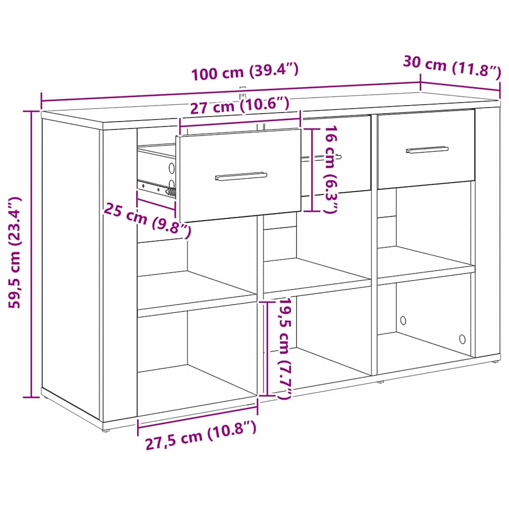 Kreveta Staro drvo 100 x 30 x 59,5 cm Konstruirano drvo