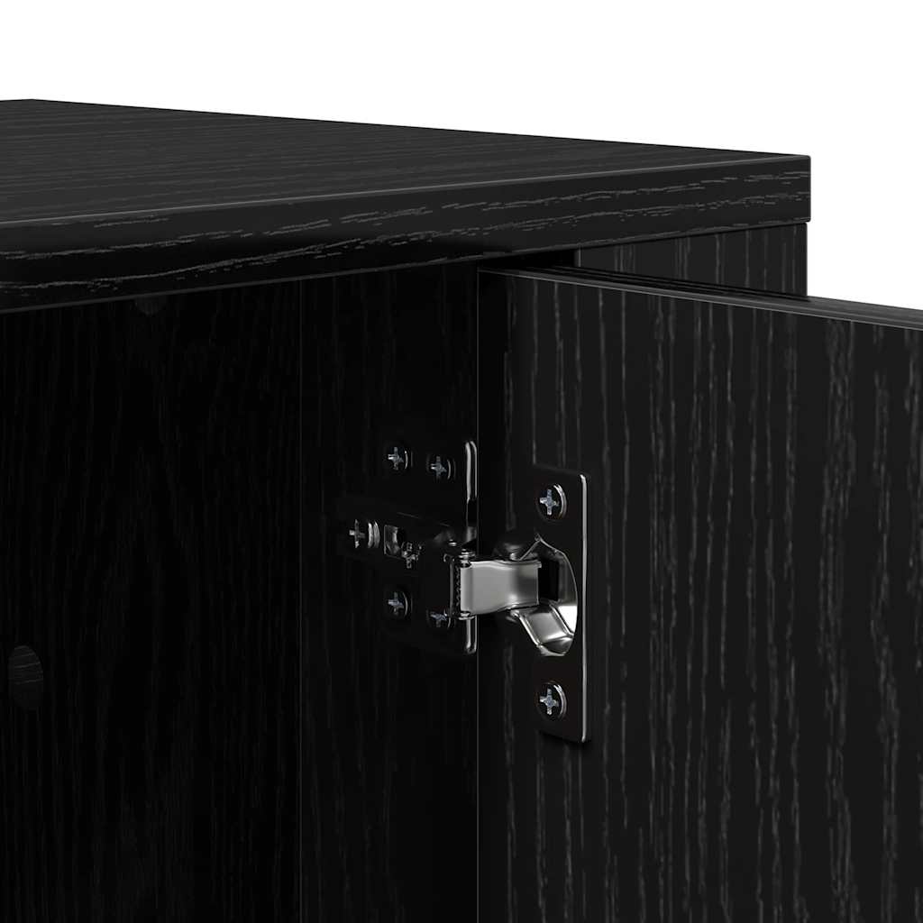 TV ormar Crni hrast 100 x 31,5 x 35 cm Konstruirano drvo