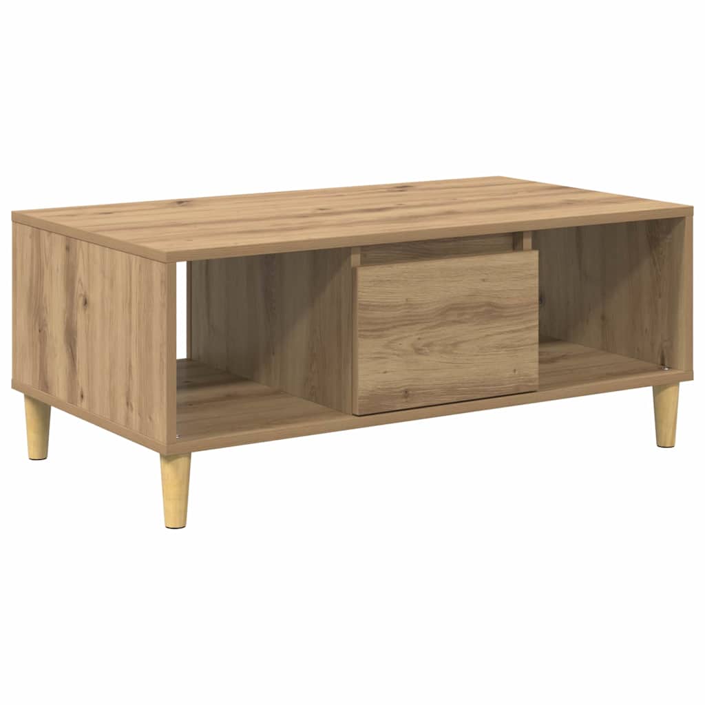 Kava Stol Umjetnički hrast 90 x 50 x 26.5 cm Konstruirano drvo