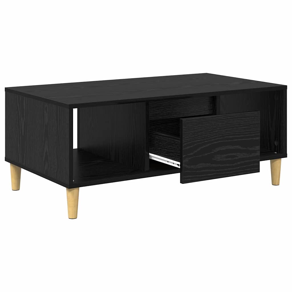 Kava Stol Crni hrast 90 x 50 x 26.5 cm Konstruirano drvo