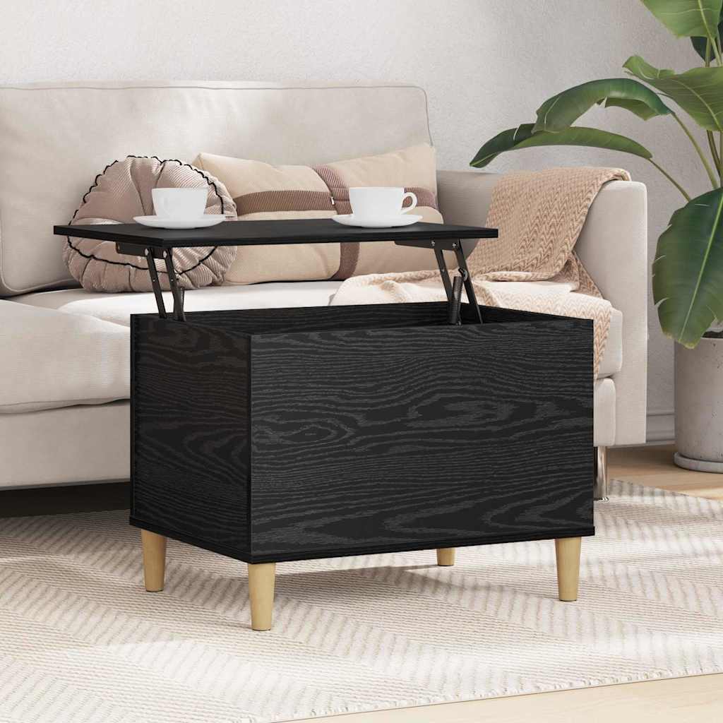 Noćni ormar Crni hrast 60 x 44,5 x 45 cm Konstruirano drvo