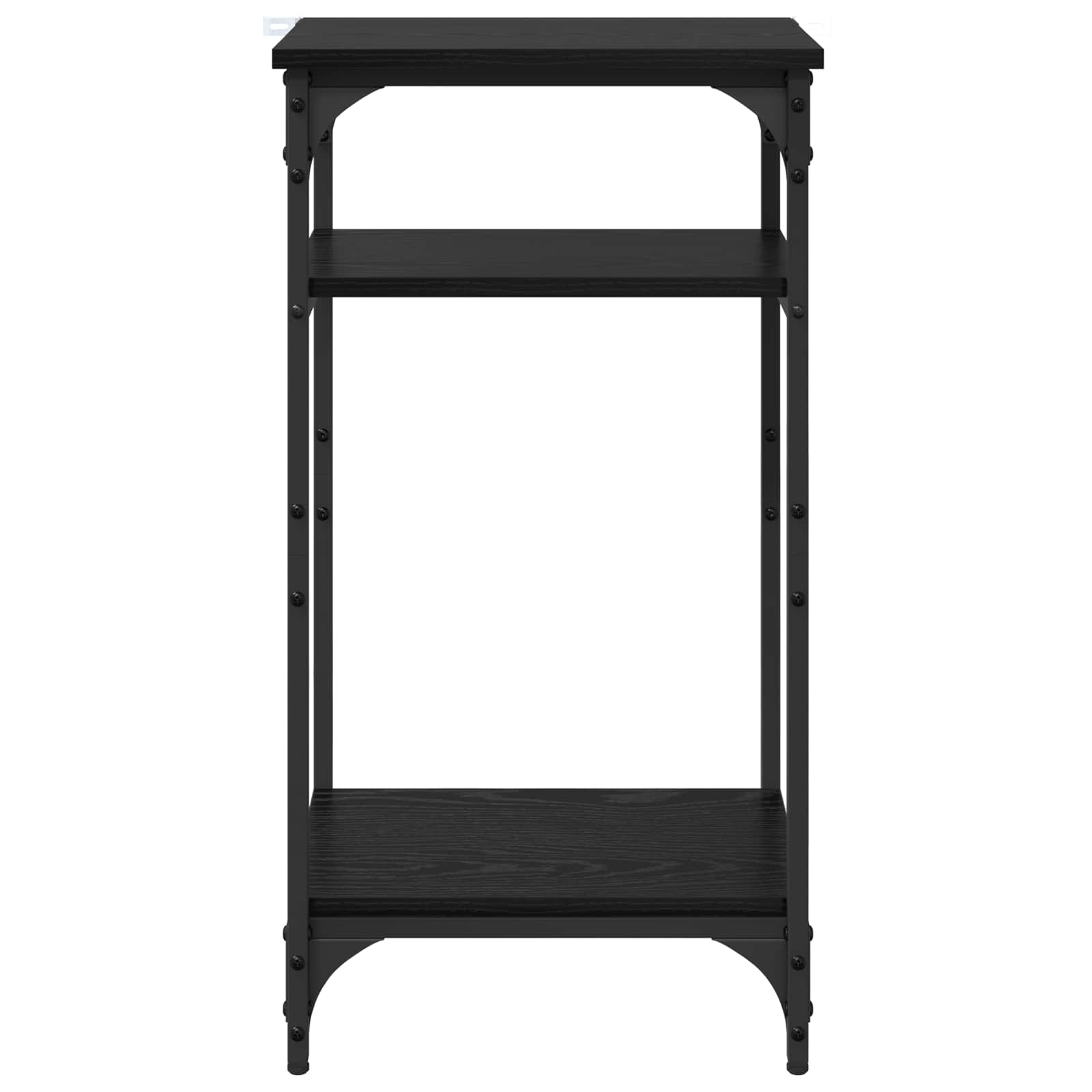 Bocni stol Crni hrast 40 x 30 x 75 cm Konstruirano drvo