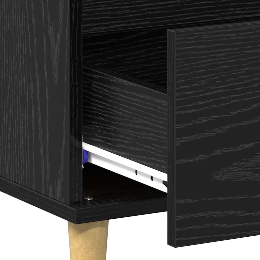 Kava Stol Crni hrast 90 x 50 x 35 cm Konstruirano drvo
