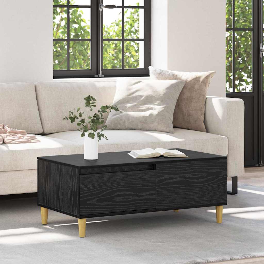 Kava Stol Crni hrast 90 x 50 x 35 cm Konstruirano drvo