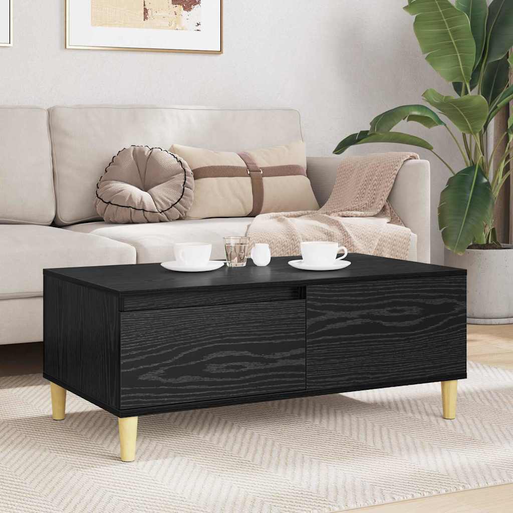 Kava Stol Crni hrast 90 x 50 x 35 cm Konstruirano drvo