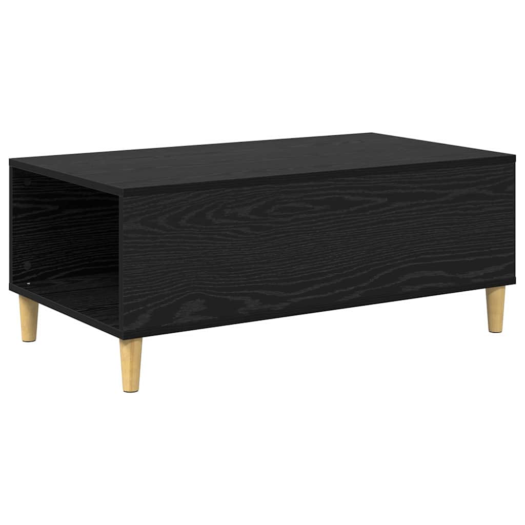 Kava Stol Crni hrast 90 x 50 x 35 cm Konstruirano drvo