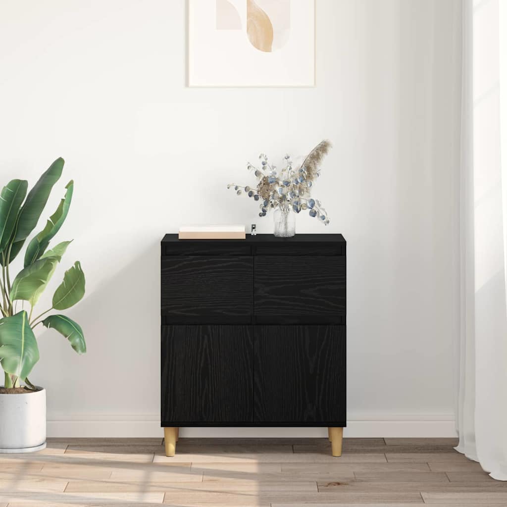 Kreveta s ladicama Crni hrast 60 x 35 x 70 cm Konstruirano drvo