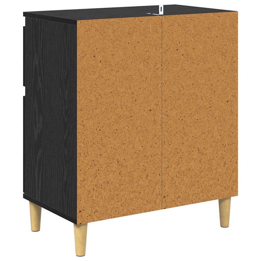 Kreveta s ladicama Crni hrast 60 x 35 x 70 cm Konstruirano drvo