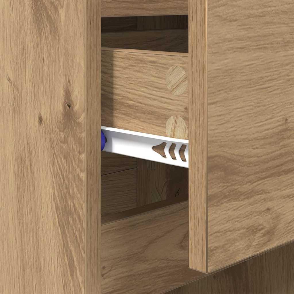 Noćni ormar s ladicama 2 pcs Umjetnički hrast 40 x 35 x 70 cm