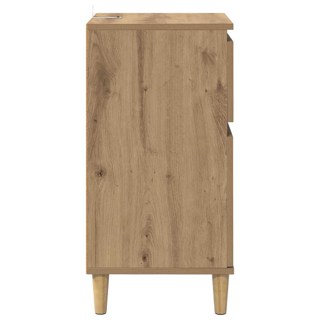 Noćni ormar s ladicama 2 pcs Umjetnički hrast 40 x 35 x 70 cm