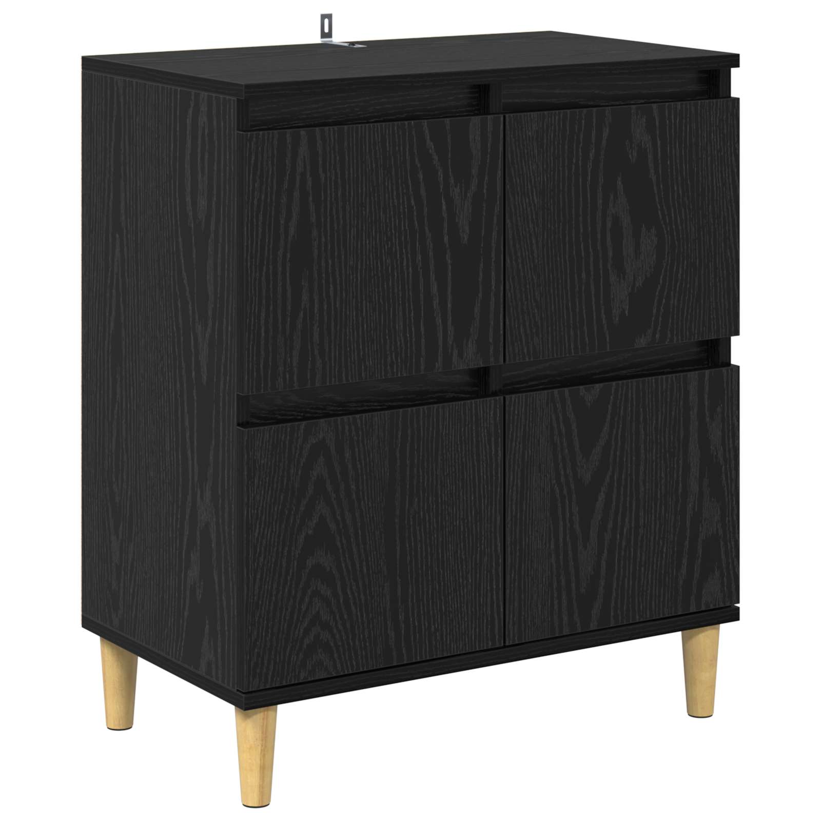 Kreveta Crni hrast 60 x 35 x 70 cm Konstruirano drvo