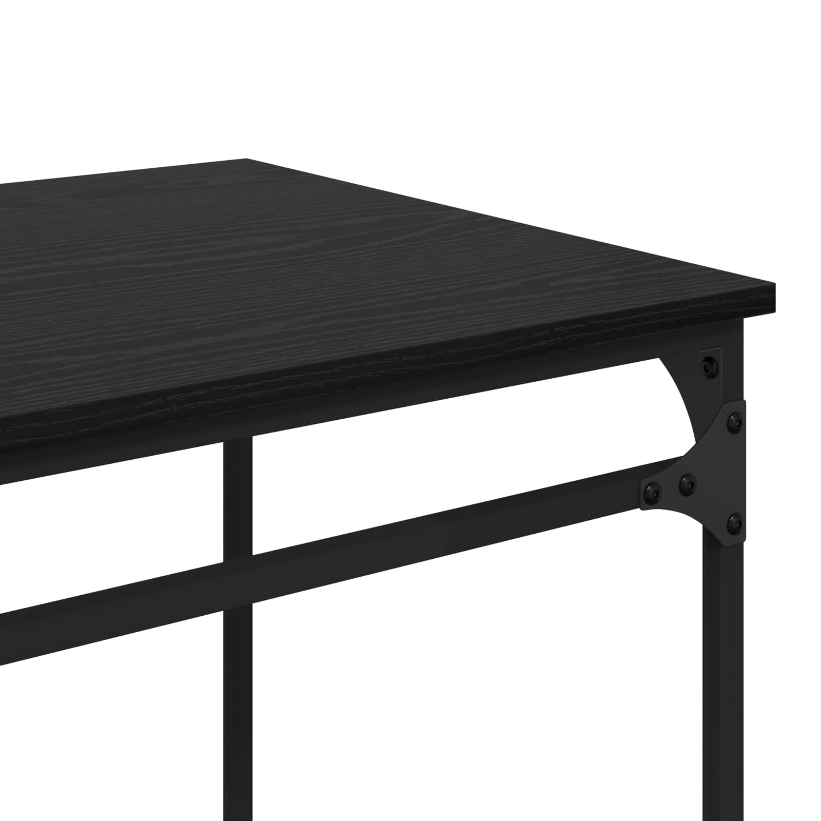 Stol Crni hrast 135 x 50 x 90 cm Konstruirano drvo