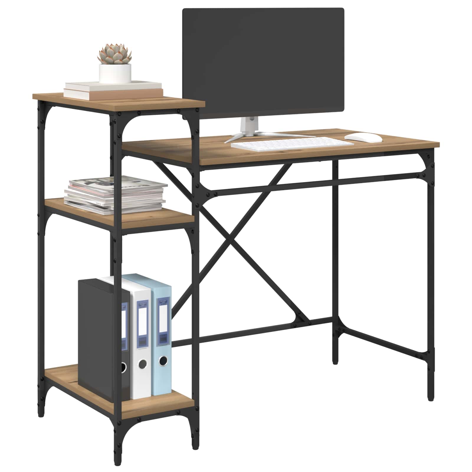 Stol Umjetnički hrast 105 x 50 x 90 cm Konstruirano drvo