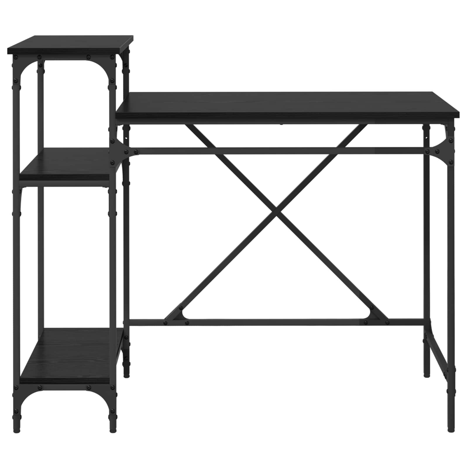 Stol Crni hrast 105 x 50 x 90 cm Konstruirano drvo