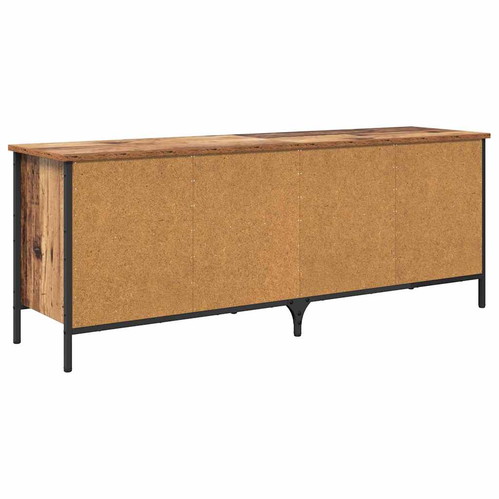 Ormar za cipele s policom Staro drvo 131 x 35 x 50 cm