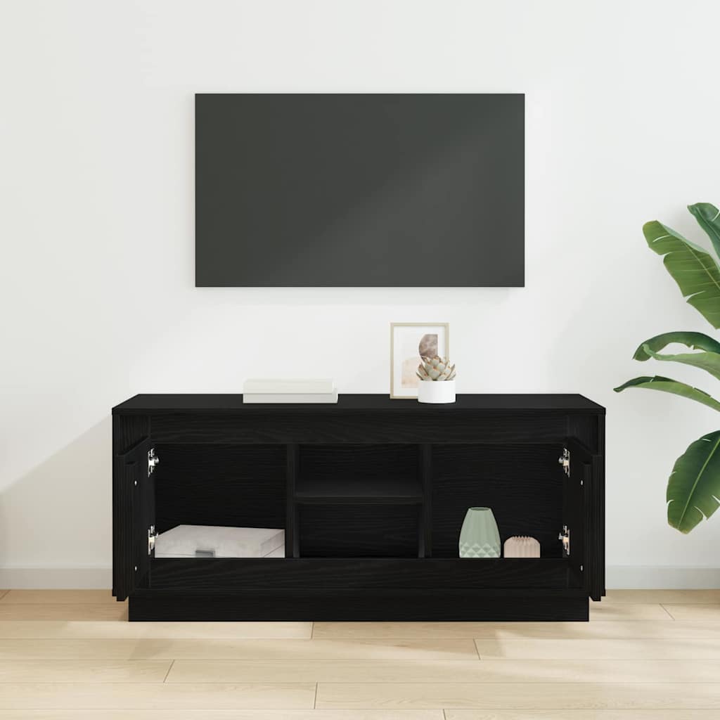 TV ormar Crni hrast 102 x 35 x 45 cm Konstruirano drvo