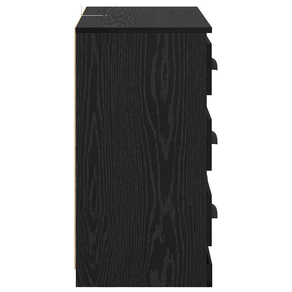 Kreveta Crni hrast 70 x 35,5 x 67,5 cm Konstruirano drvo