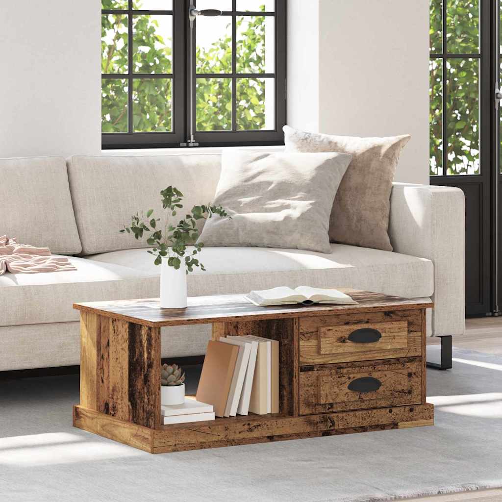 Kava Stol Staro drvo 90 x 50 x 35 cm Konstruirano drvo