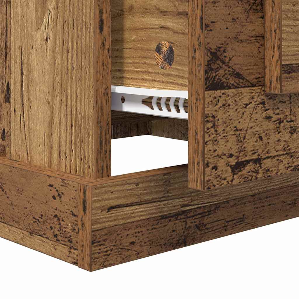 Kava Stol Staro drvo 50 x 50 x 35 cm Konstruirano drvo
