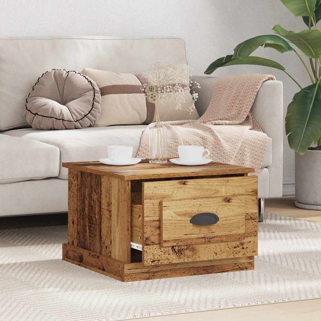 Kava Stol Staro drvo 50 x 50 x 35 cm Konstruirano drvo