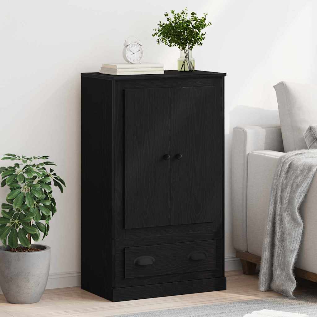 Highboard Crni hrast 60 x 35,5 x 103,5 cm Konstruirano drvo