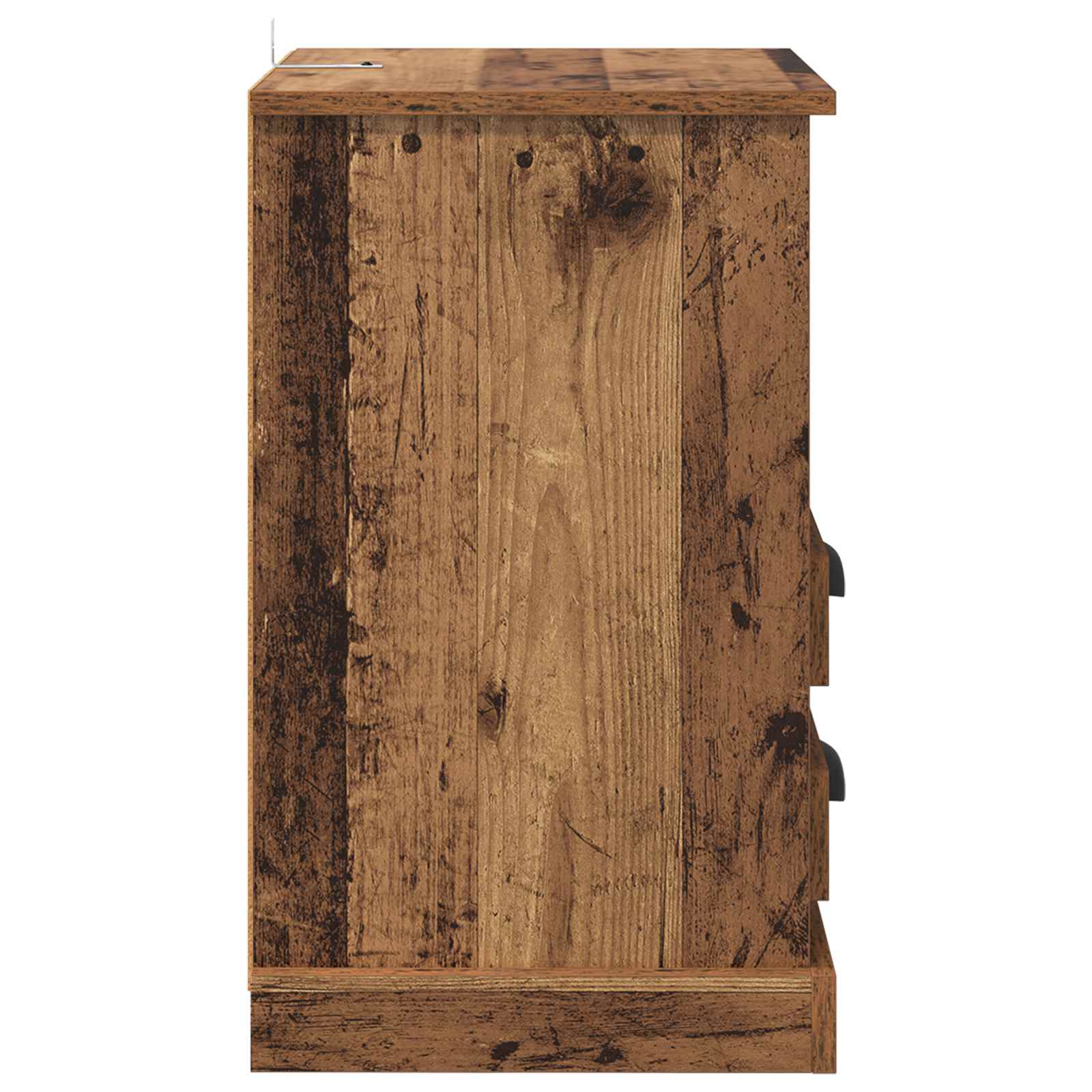 Noćni ormar 2 pcs Staro drvo 36 x 43 x 60 cm Konstruirano drvo