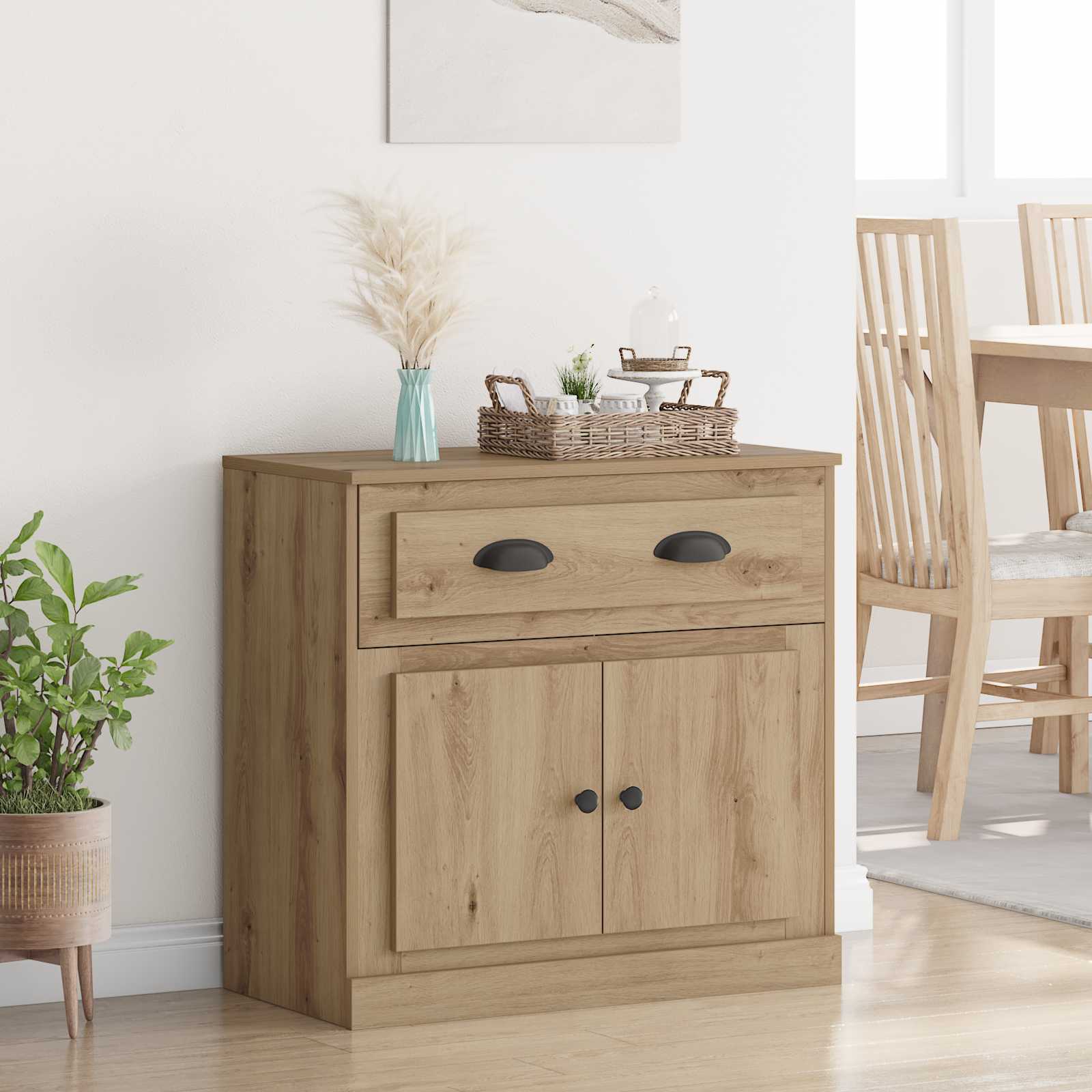 Highboard s ladicama Umjetnički hrast 70 x 35,5 x 67,5 cm