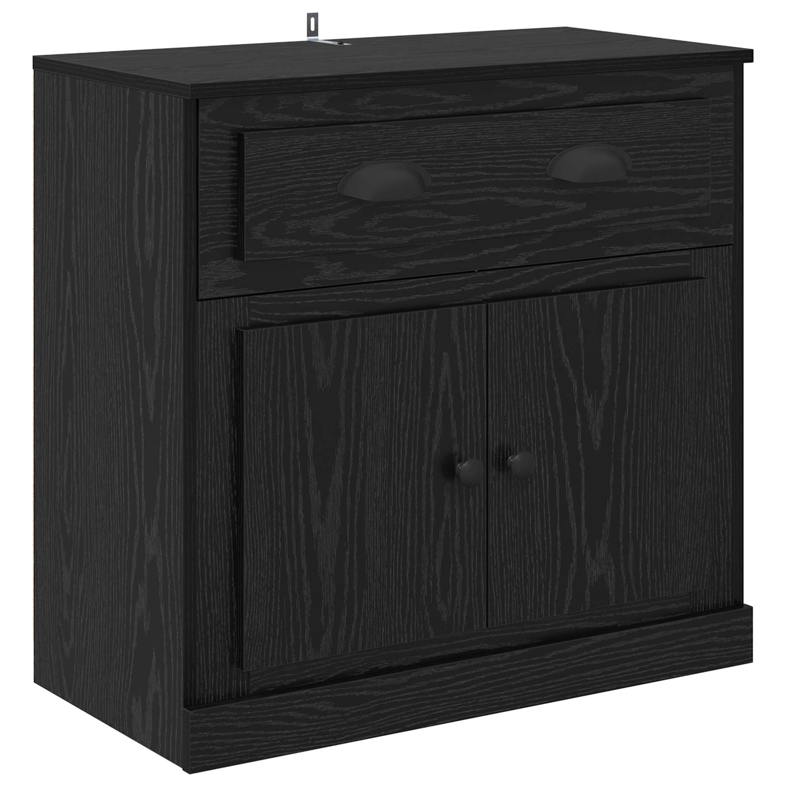 Highboard Crni hrast 70 x 35,5 x 67,5 cm Konstruirano drvo