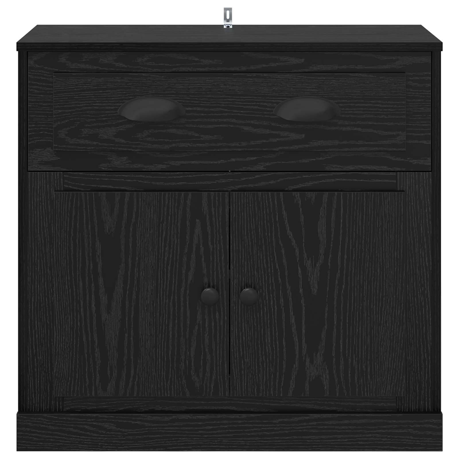Highboard Crni hrast 70 x 35,5 x 67,5 cm Konstruirano drvo