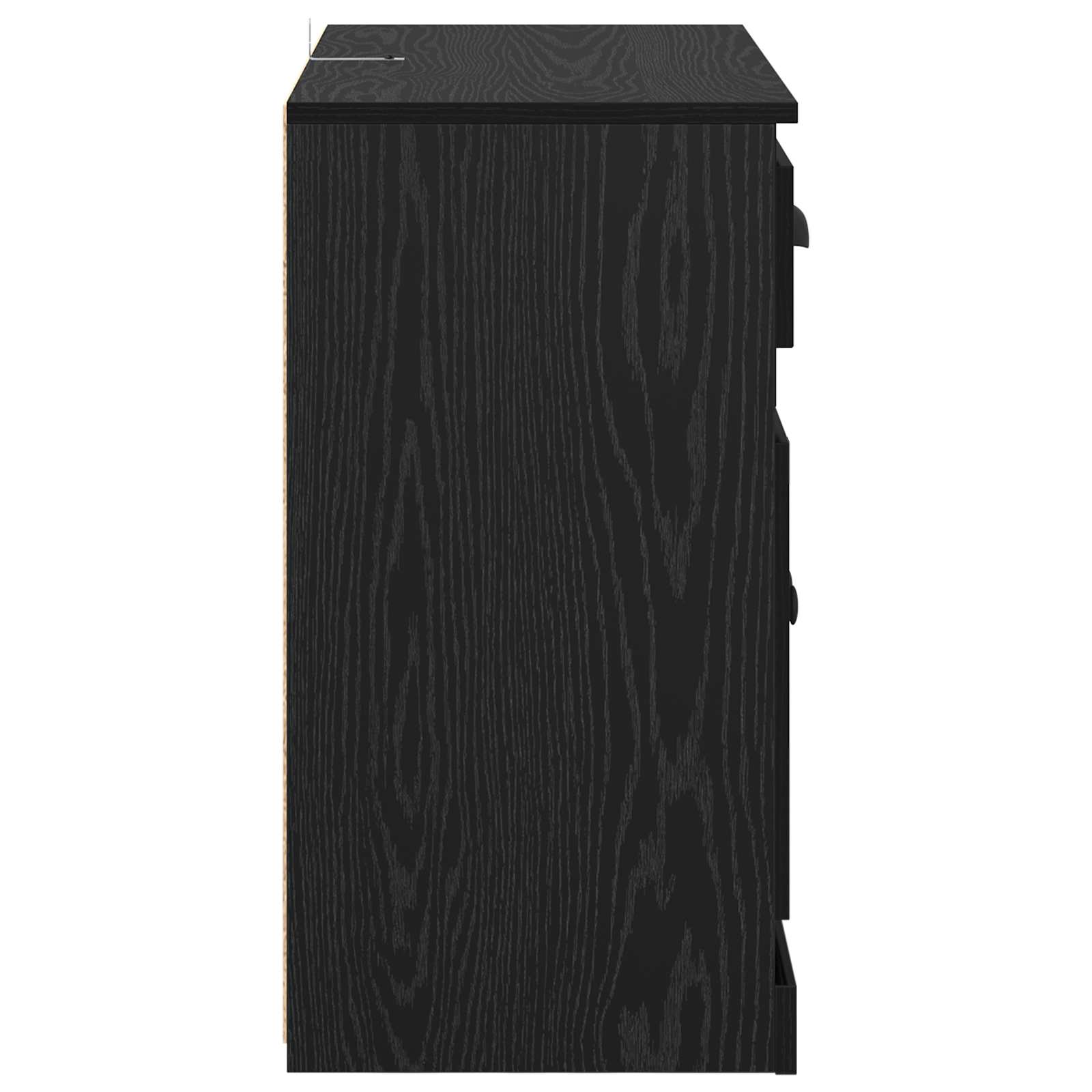 Highboard Crni hrast 70 x 35,5 x 67,5 cm Konstruirano drvo