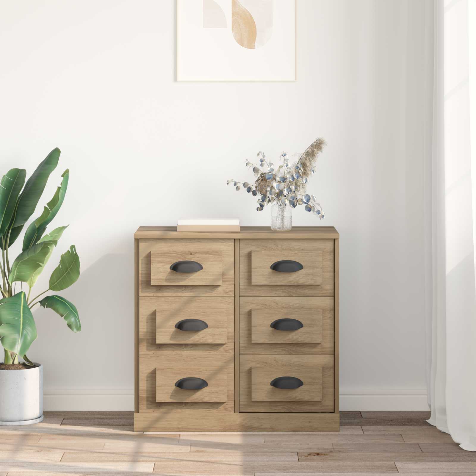 Kreveta Umjetnički hrast 70 x 35,5 x 67,5 cm Konstruirano drvo