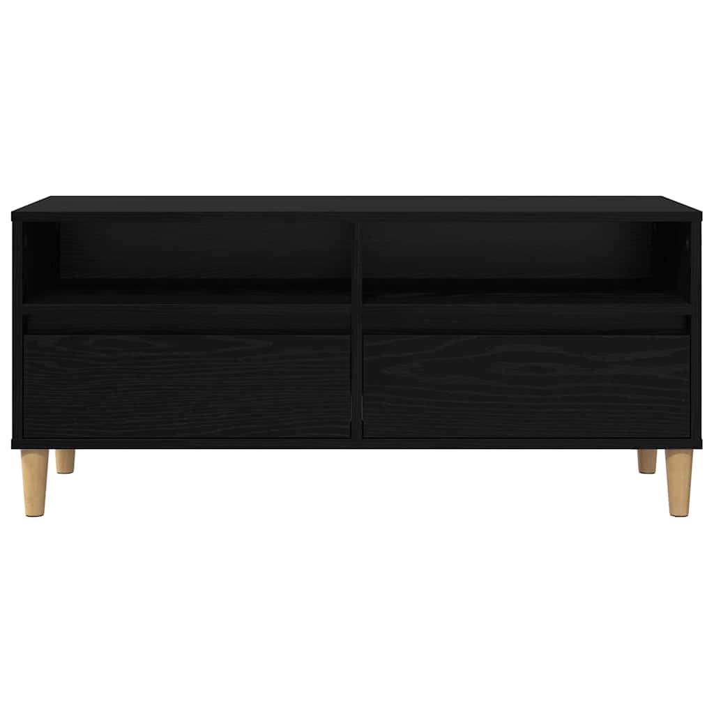 TV ormar Crni hrast 100 x 34,5 x 44,5 cm Konstruirano drvo