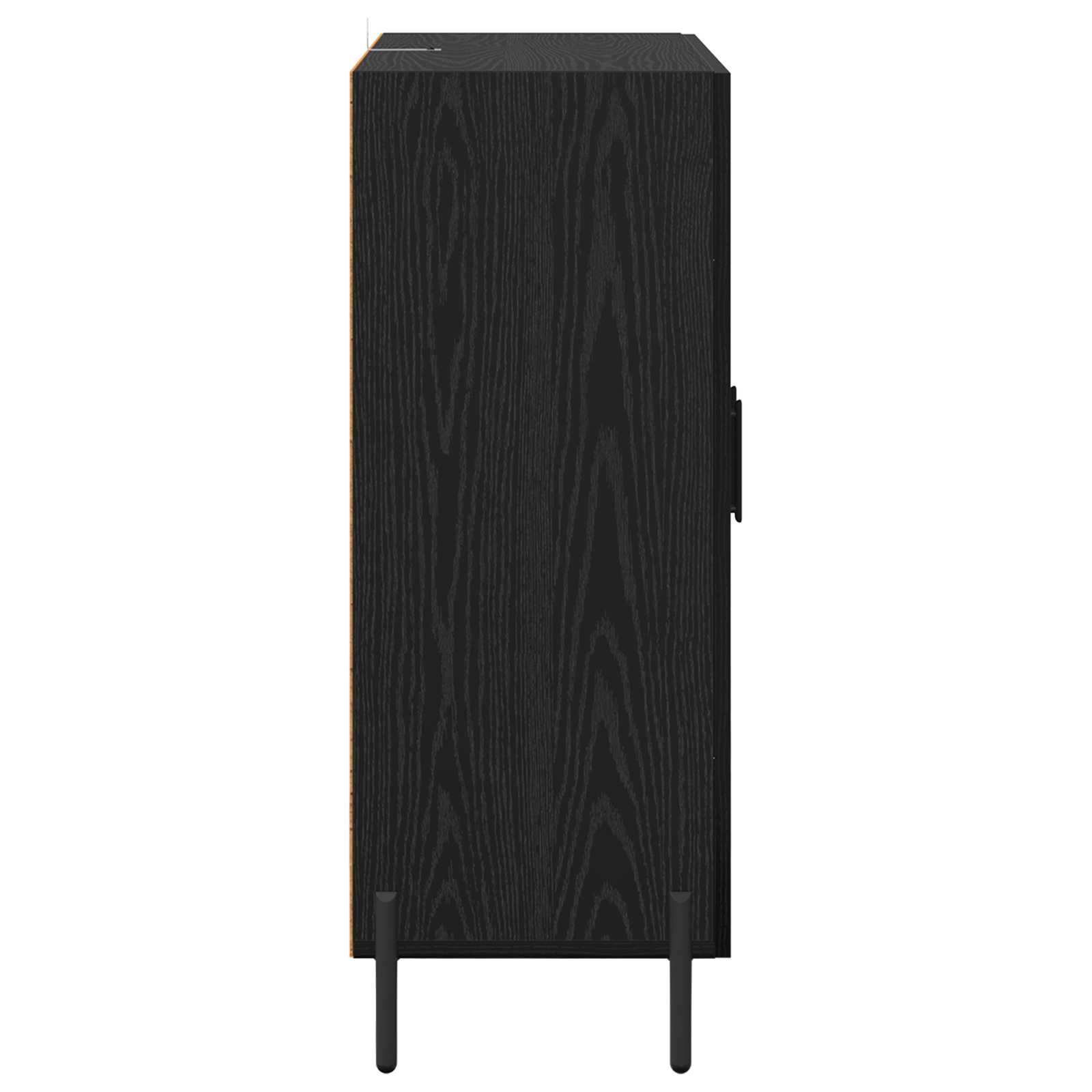 Kreveta Crni hrast 69,5 x 34 x 90 cm Konstruirano drvo