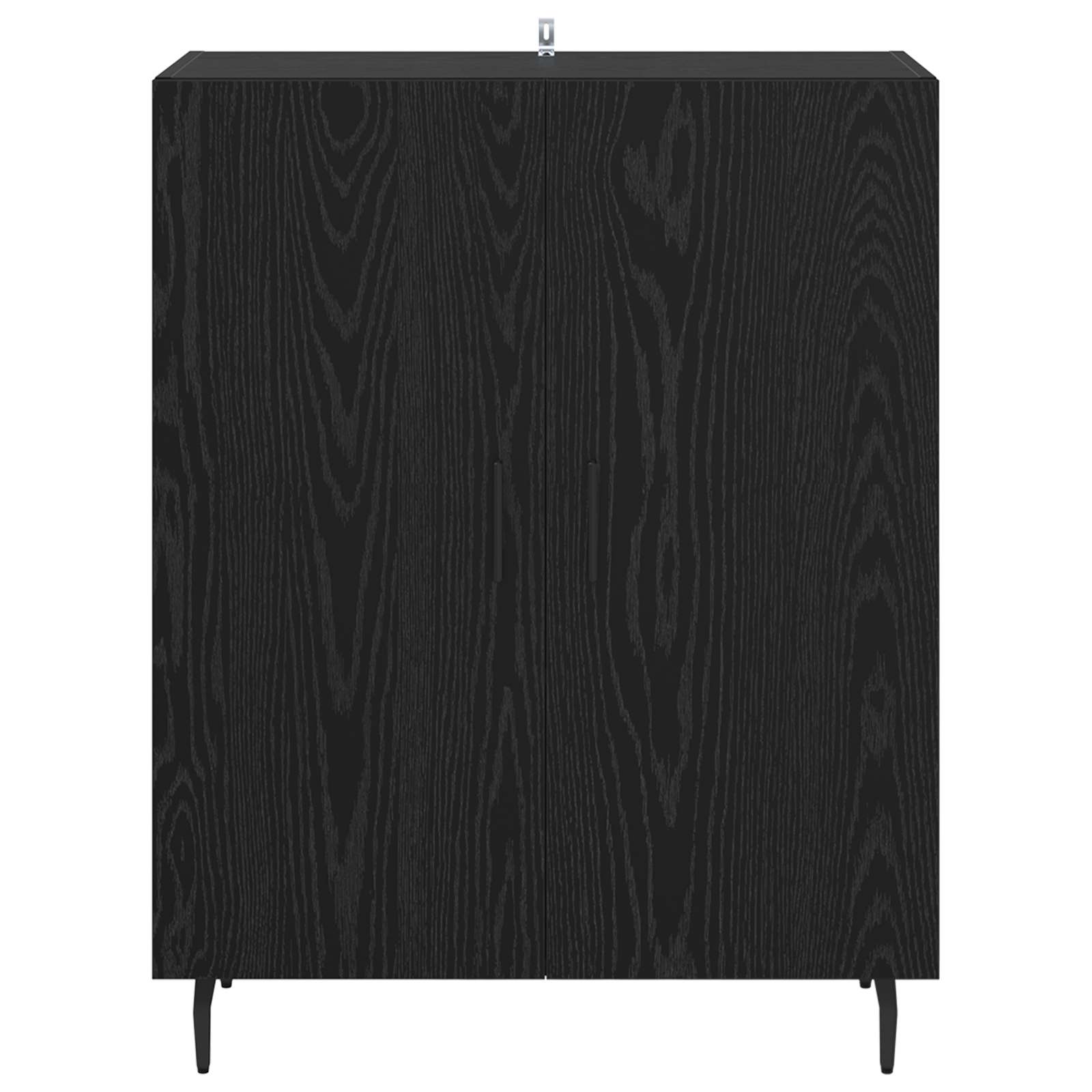 Kreveta Crni hrast 69,5 x 34 x 90 cm Konstruirano drvo
