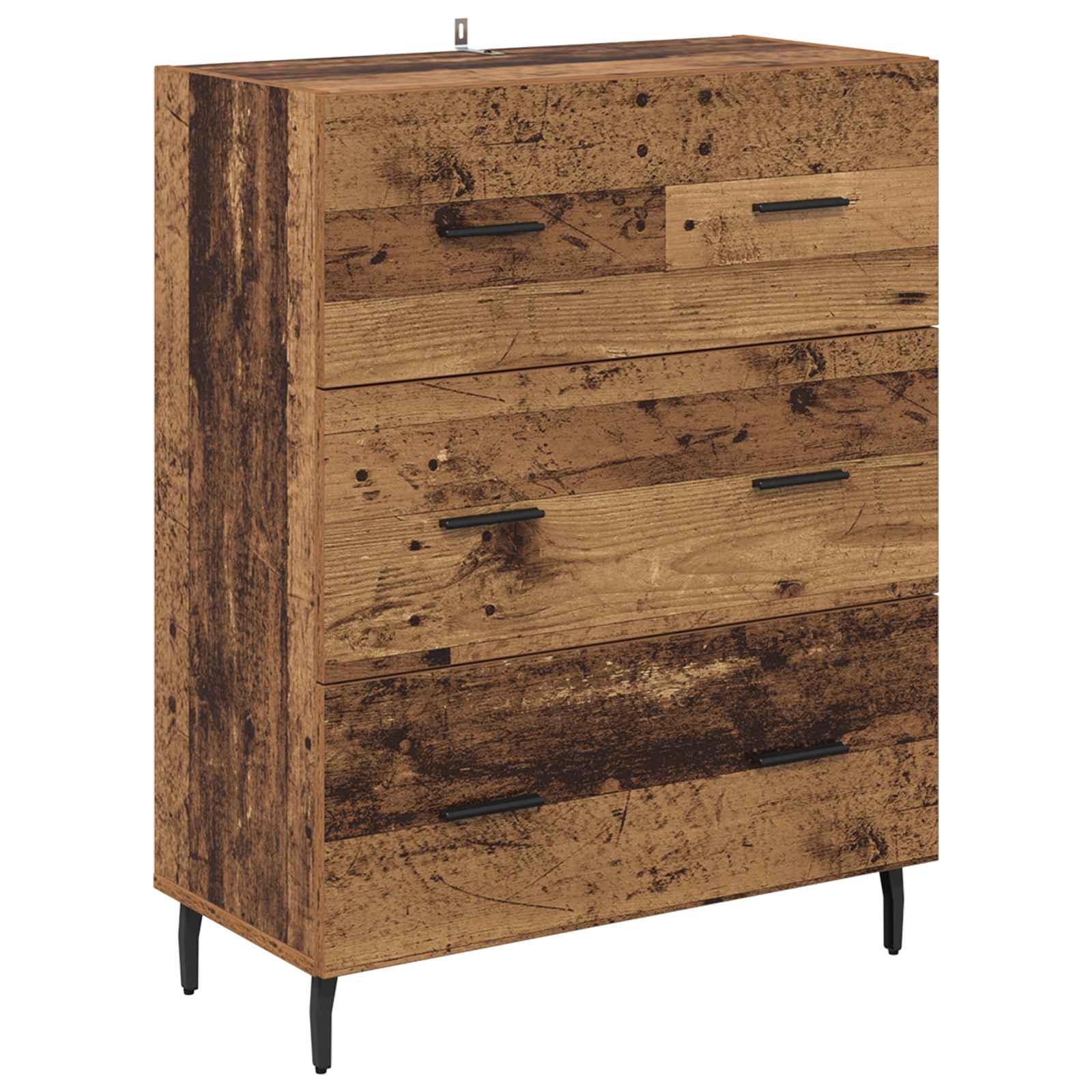 Kreveta Staro drvo 69,5 x 34 x 90 cm Obrađeno drvo i čelik