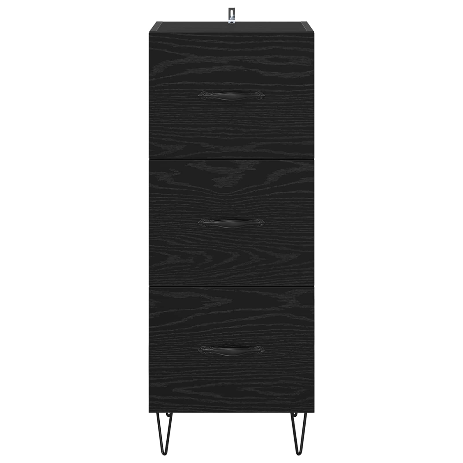 Kreveta Crni hrast 34 x 34.5 x 90 cm Konstruirano drvo
