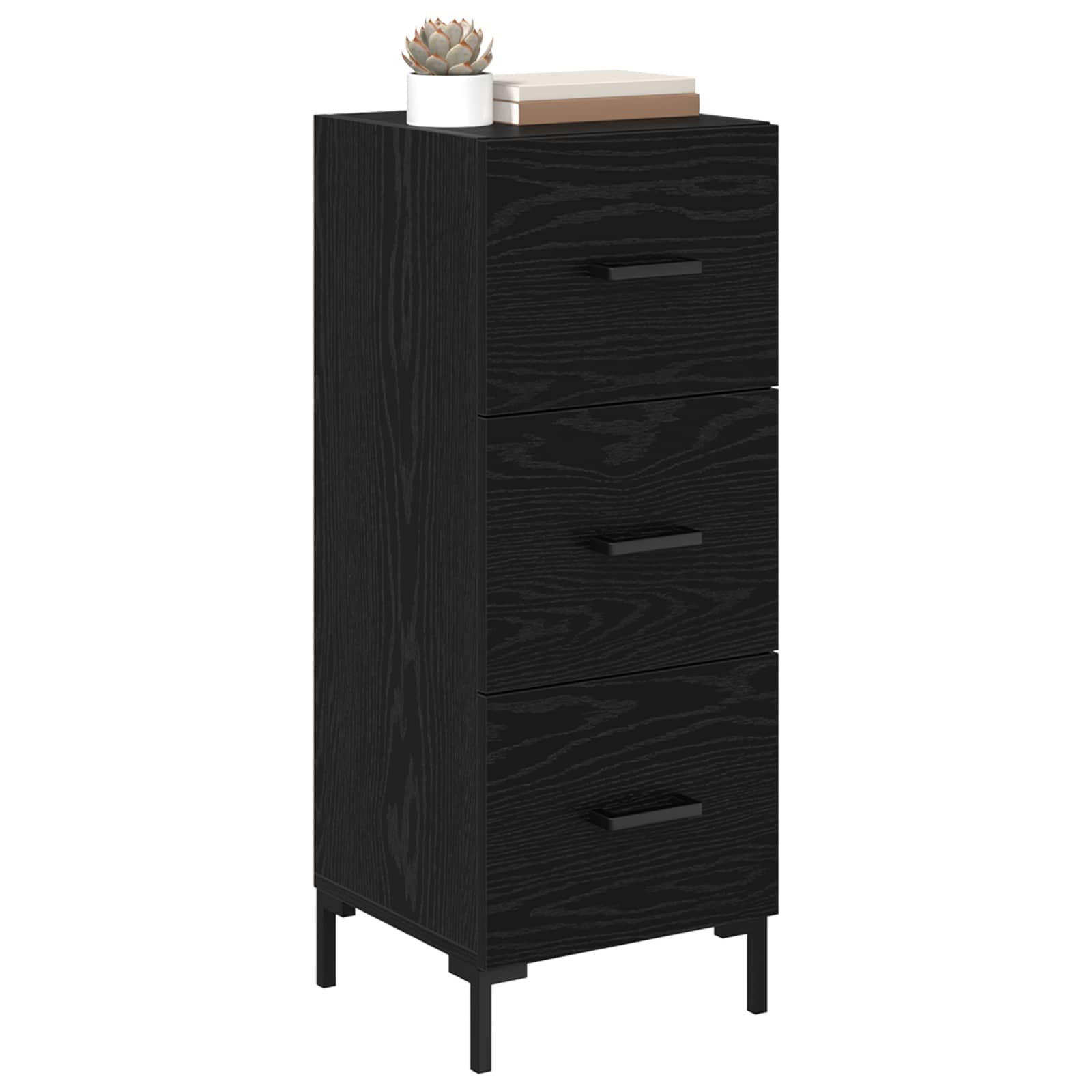Kreveta Crni hrast 34,5 x 34 x 90 cm Konstruirano drvo