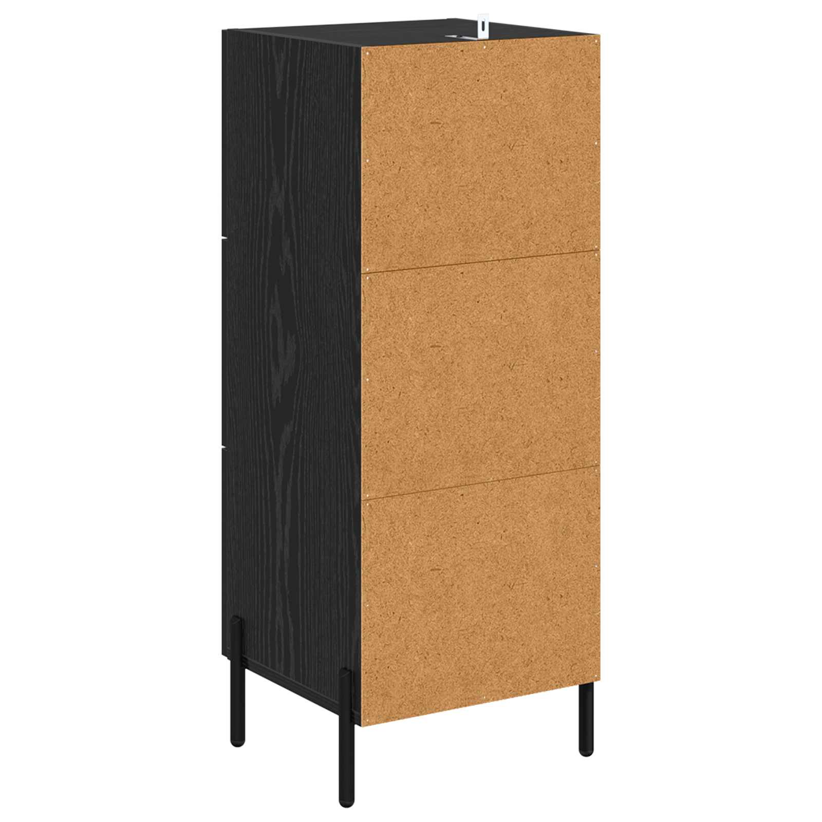 Kreveta Crni hrast 34 x 34.5 x 90 cm Konstruirano drvo