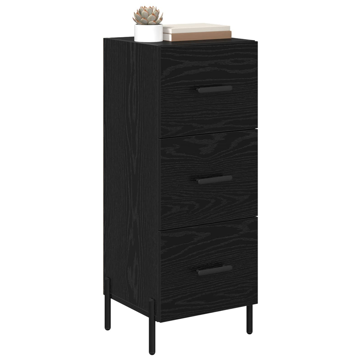 Kreveta Crni hrast 34 x 34.5 x 90 cm Konstruirano drvo