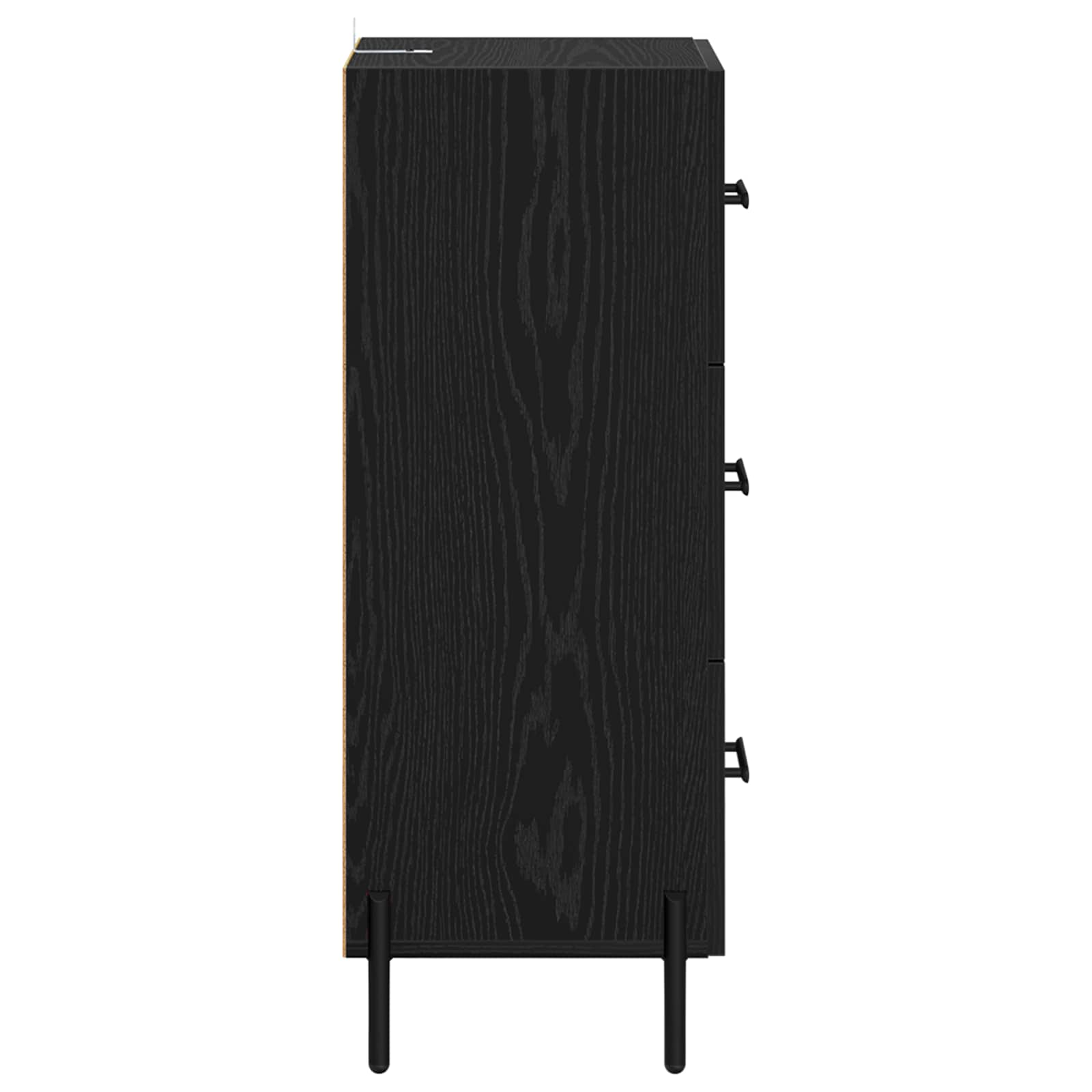 Kreveta Crni hrast 34 x 34.5 x 90 cm Konstruirano drvo