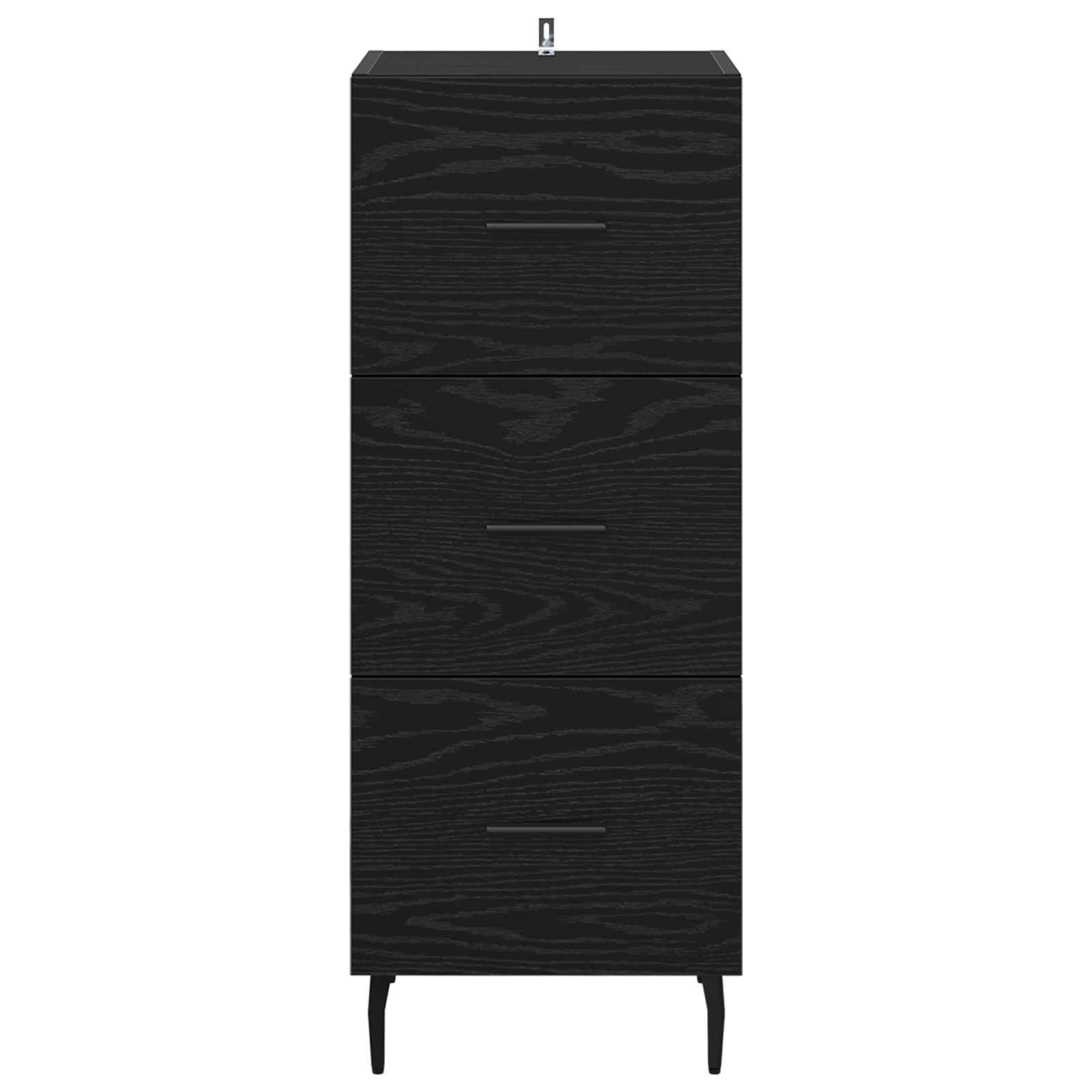 Kreveta Crni hrast 34 x 34.5 x 90 cm Konstruirano drvo