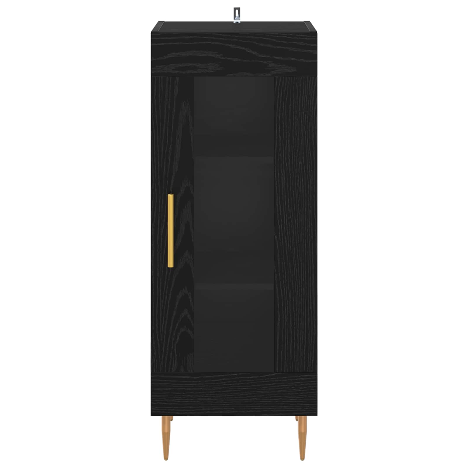 Kreveta Crni hrast 34 x 34.5 x 90 cm Konstruirano drvo