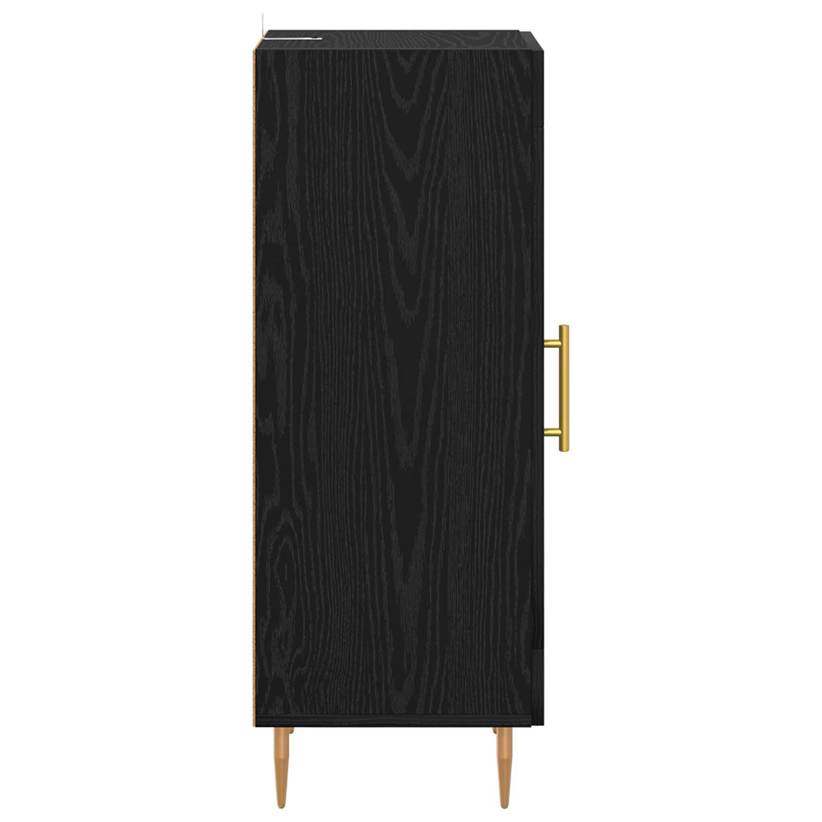 Kreveta Crni hrast 34 x 34.5 x 90 cm Konstruirano drvo