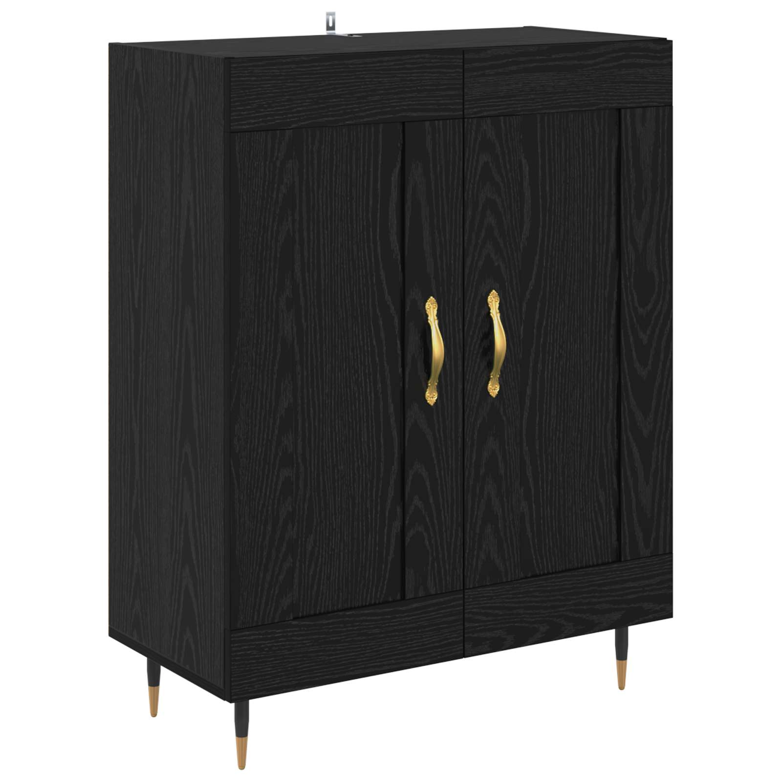 Kreveta Crni hrast 69,5 x 34 x 90 cm Konstruirano drvo